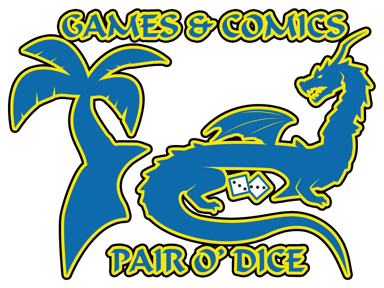 Games & Comics Pair O'Dice